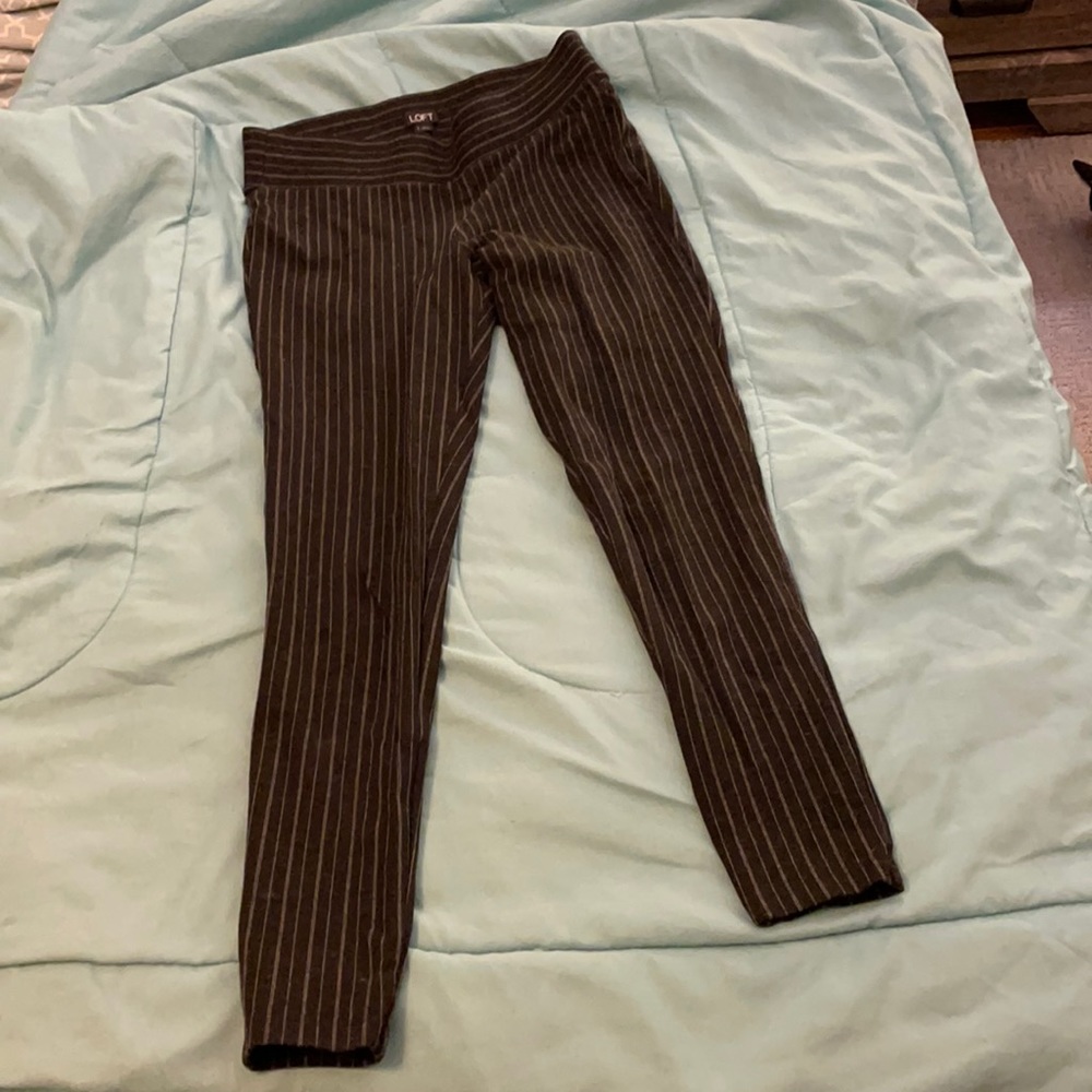 LOFT striped pants
